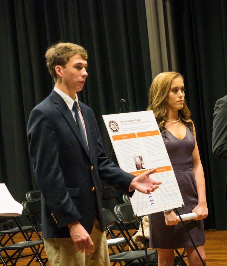 Students present their Political Science research