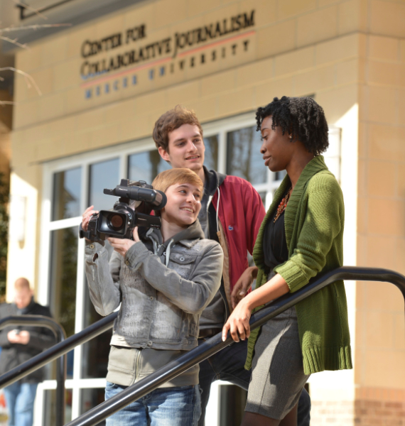 Students outside the CCJ
