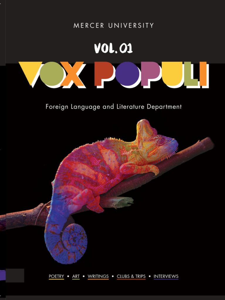 Cover of Vox Populi Volume 1 features an illustration of a colorful chameleon against a black background.