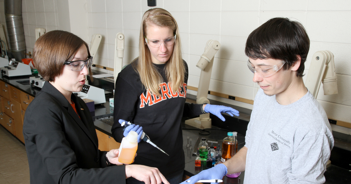 Chemistry | College of Liberal Arts and Sciences | Mercer University