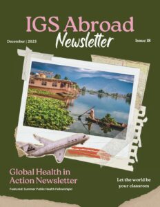 Cover of the IGS Abroad newsletter.